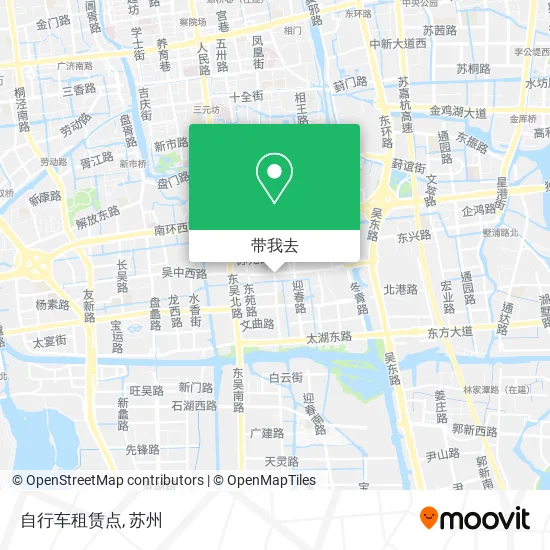 自行车租赁点地图