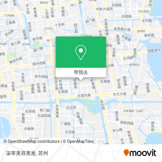 柒莘美容美发地图