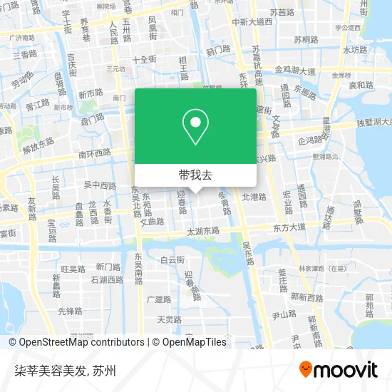 柒莘美容美发地图