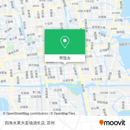 四海水果大卖场湄长店地图