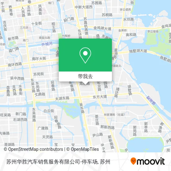 苏州华胜汽车销售服务有限公司-停车场地图