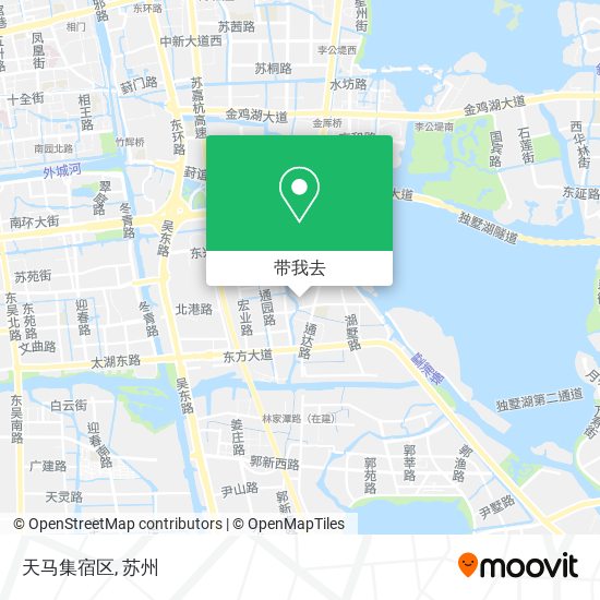天马集宿区地图
