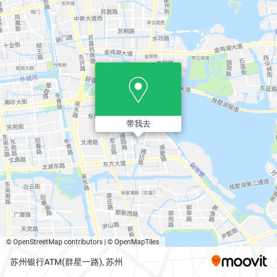 苏州银行ATM(群星一路)地图