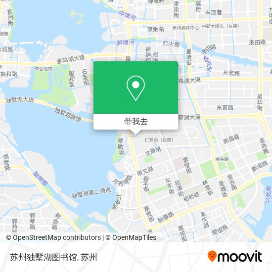 苏州独墅湖图书馆地图