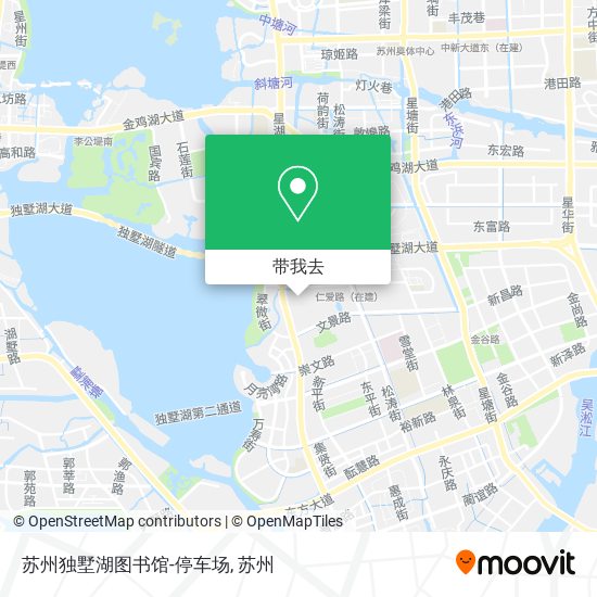苏州独墅湖图书馆-停车场地图