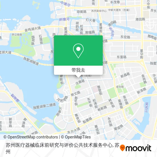 苏州医疗器械临床前研究与评价公共技术服务中心地图