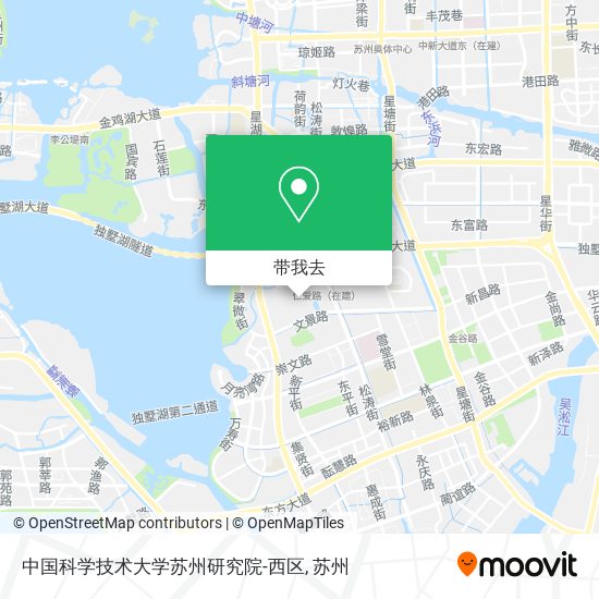 中国科学技术大学苏州研究院-西区地图