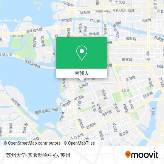 苏州大学-实验动物中心地图