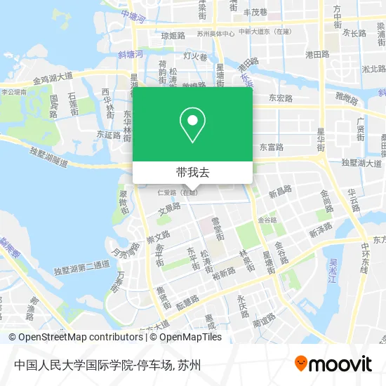 中国人民大学国际学院-停车场地图