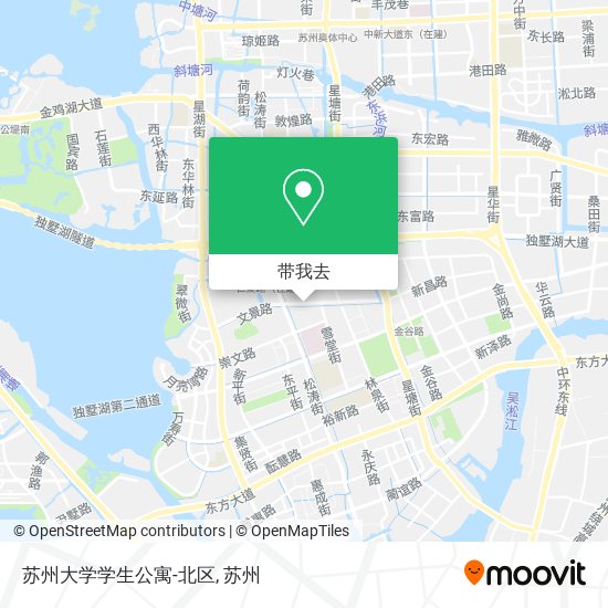 苏州大学学生公寓-北区地图