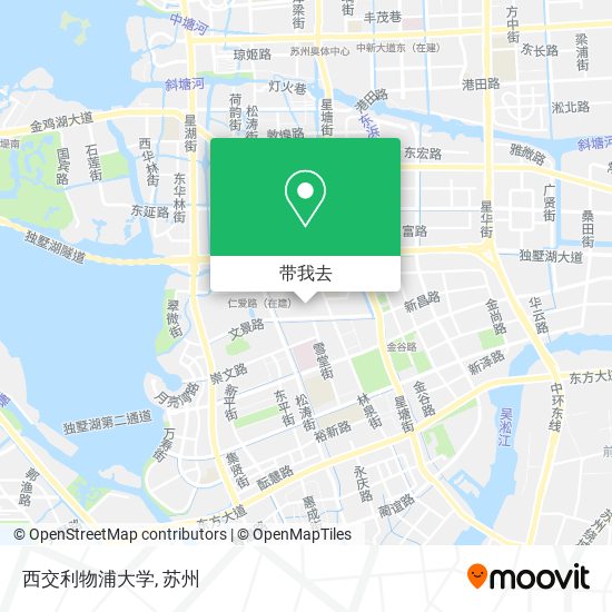 西交利物浦大学地图