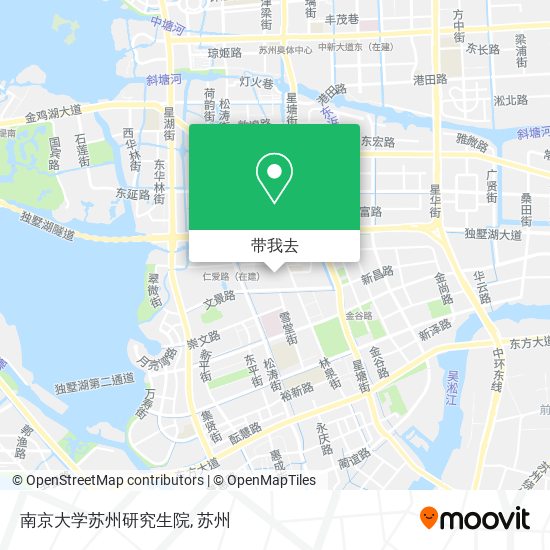 南京大学苏州研究生院地图