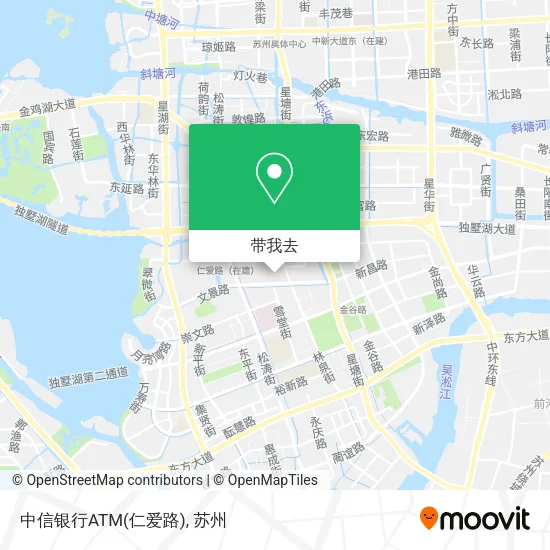 中信银行ATM(仁爱路)地图