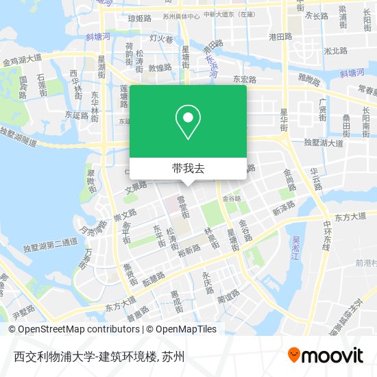 西交利物浦大学-建筑环境楼地图