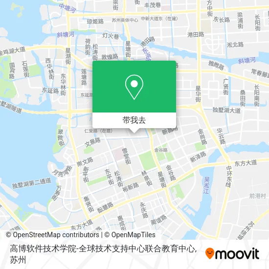 高博软件技术学院-全球技术支持中心联合教育中心地图