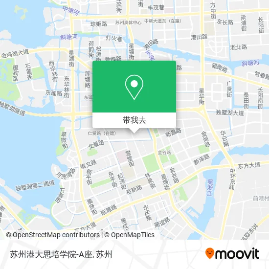 苏州港大思培学院-A座地图