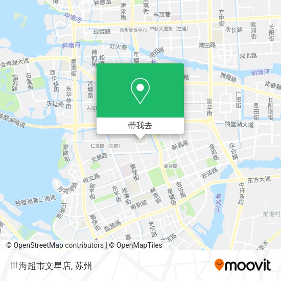 世海超市文星店地图