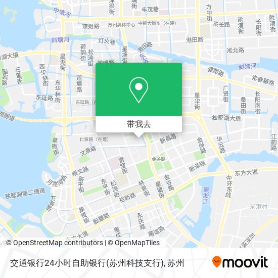 交通银行24小时自助银行(苏州科技支行)地图