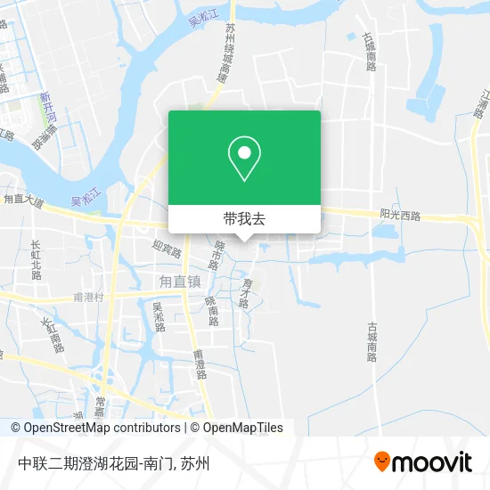中联二期澄湖花园-南门地图