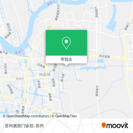 苏州惠慈门诊部地图