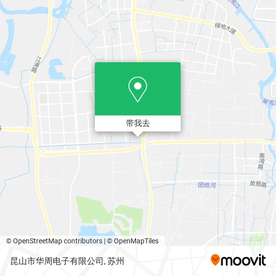 昆山市华周电子有限公司地图