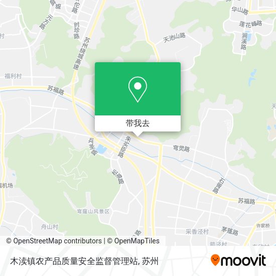 木渎镇农产品质量安全监督管理站地图