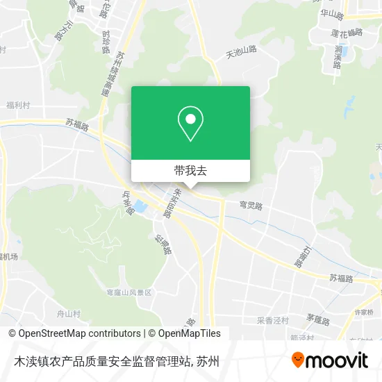 木渎镇农产品质量安全监督管理站地图
