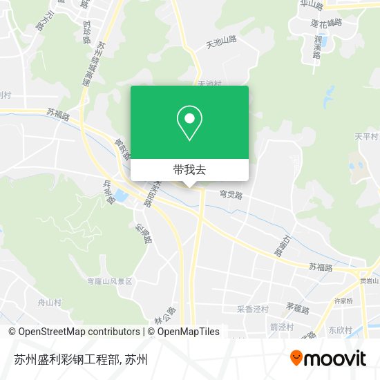 苏州盛利彩钢工程部地图