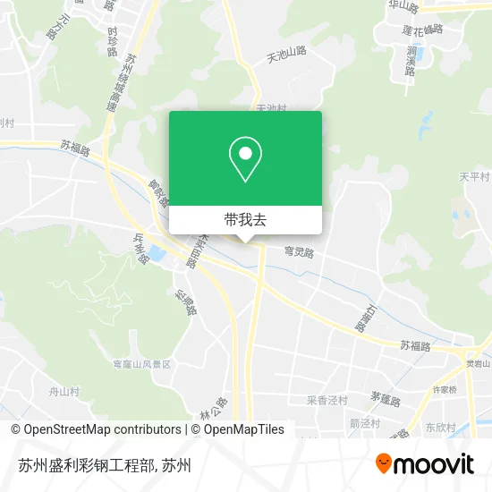 苏州盛利彩钢工程部地图