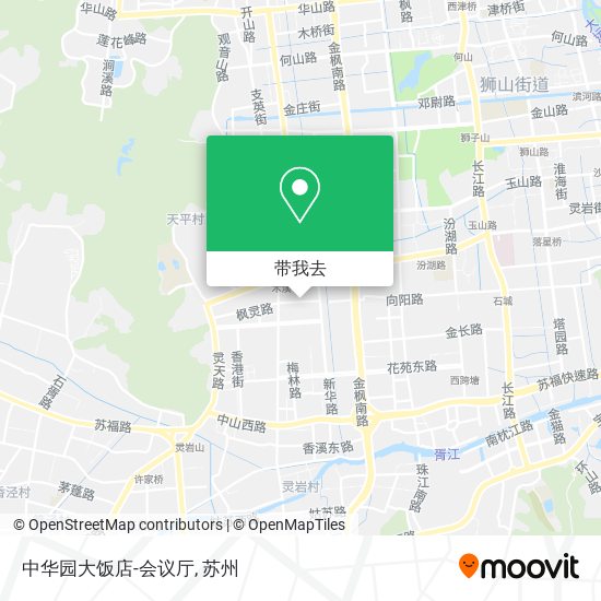 中华园大饭店-会议厅地图