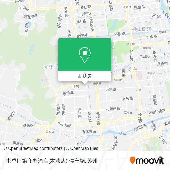 书香门第商务酒店(木渎店)-停车场地图