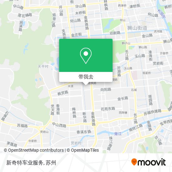 新奇特车业服务地图