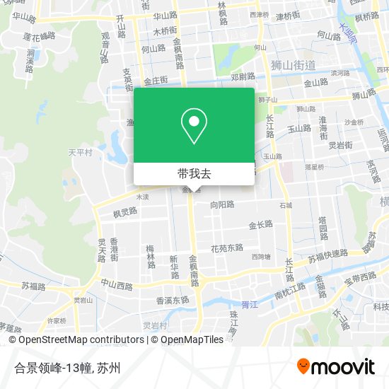 合景领峰-13幢地图