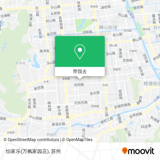 怡家乐(万枫家园店)地图