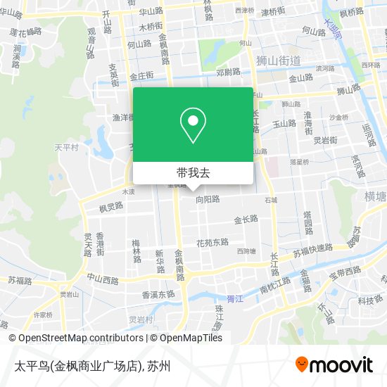 太平鸟(金枫商业广场店)地图