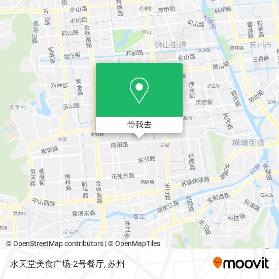 水天堂美食广场-2号餐厅地图