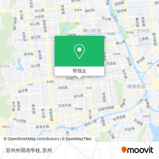 苏州外国语学校地图