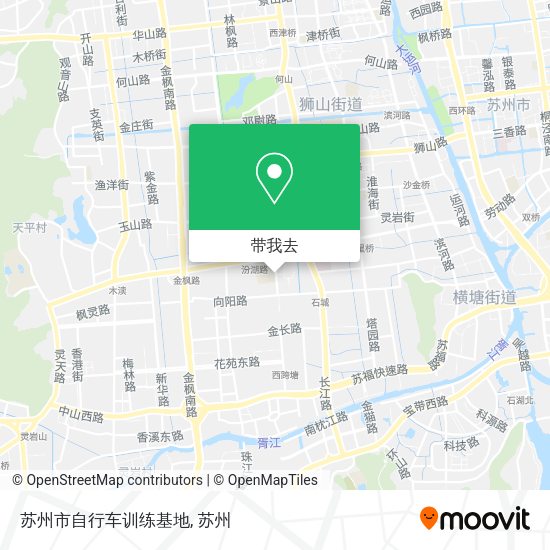 苏州市自行车训练基地地图