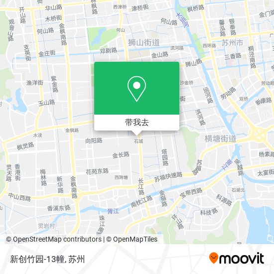 新创竹园-13幢地图