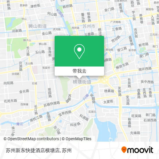 苏州新东快捷酒店横塘店地图