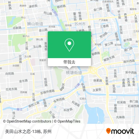 美田山水之恋-13栋地图