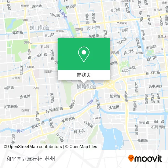 和平国际旅行社地图