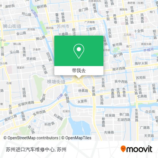 苏州进口汽车维修中心地图