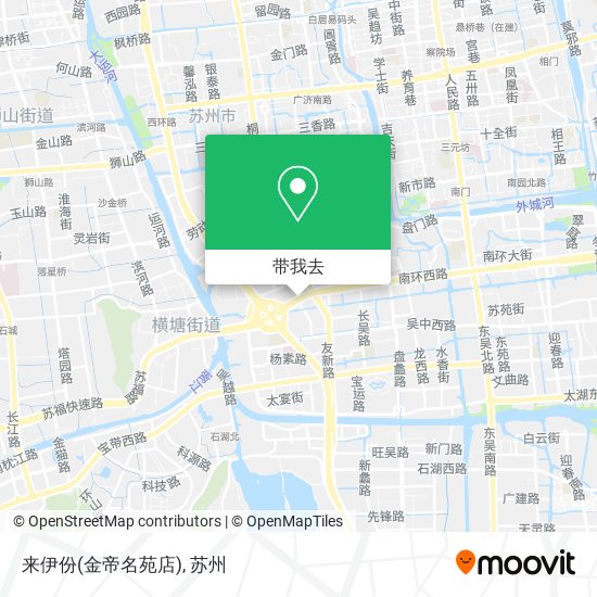 来伊份(金帝名苑店)地图