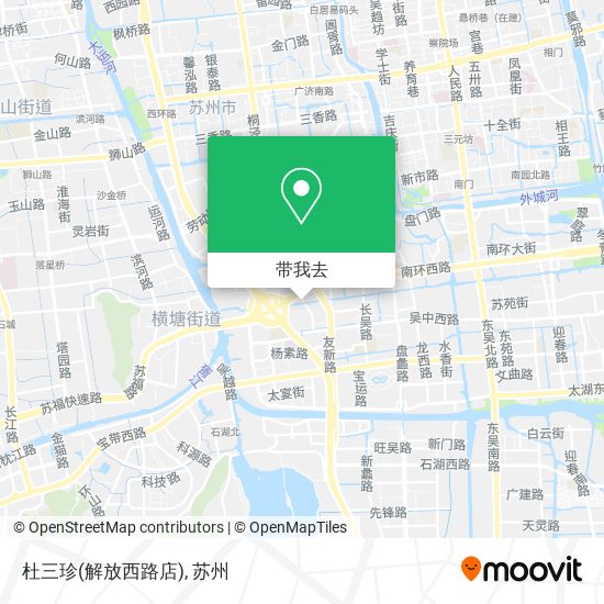 杜三珍(解放西路店)地图