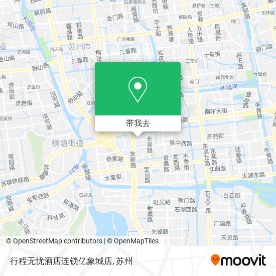 行程无忧酒店连锁亿象城店地图