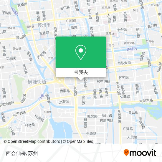 西会仙桥地图
