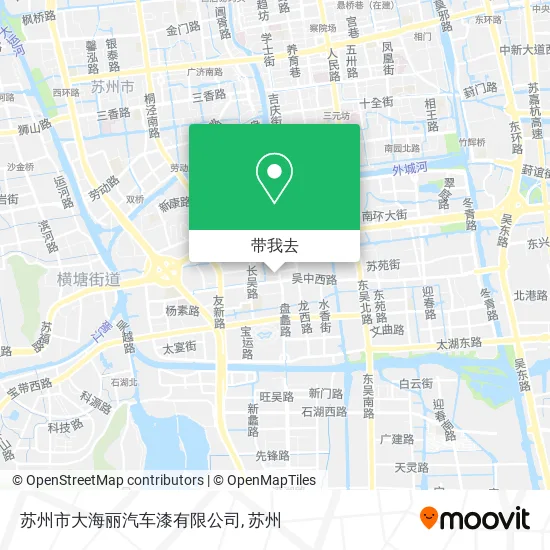 苏州市大海丽汽车漆有限公司地图