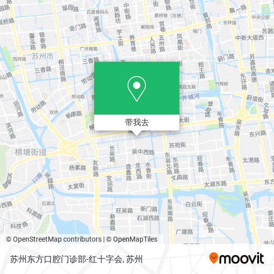 苏州东方口腔门诊部-红十字会地图