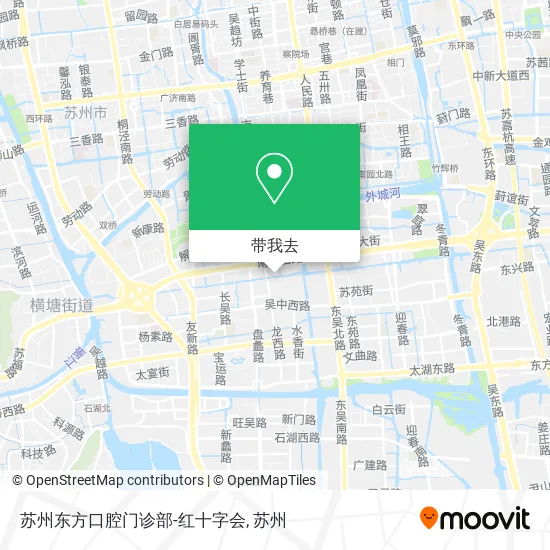 苏州东方口腔门诊部-红十字会地图
